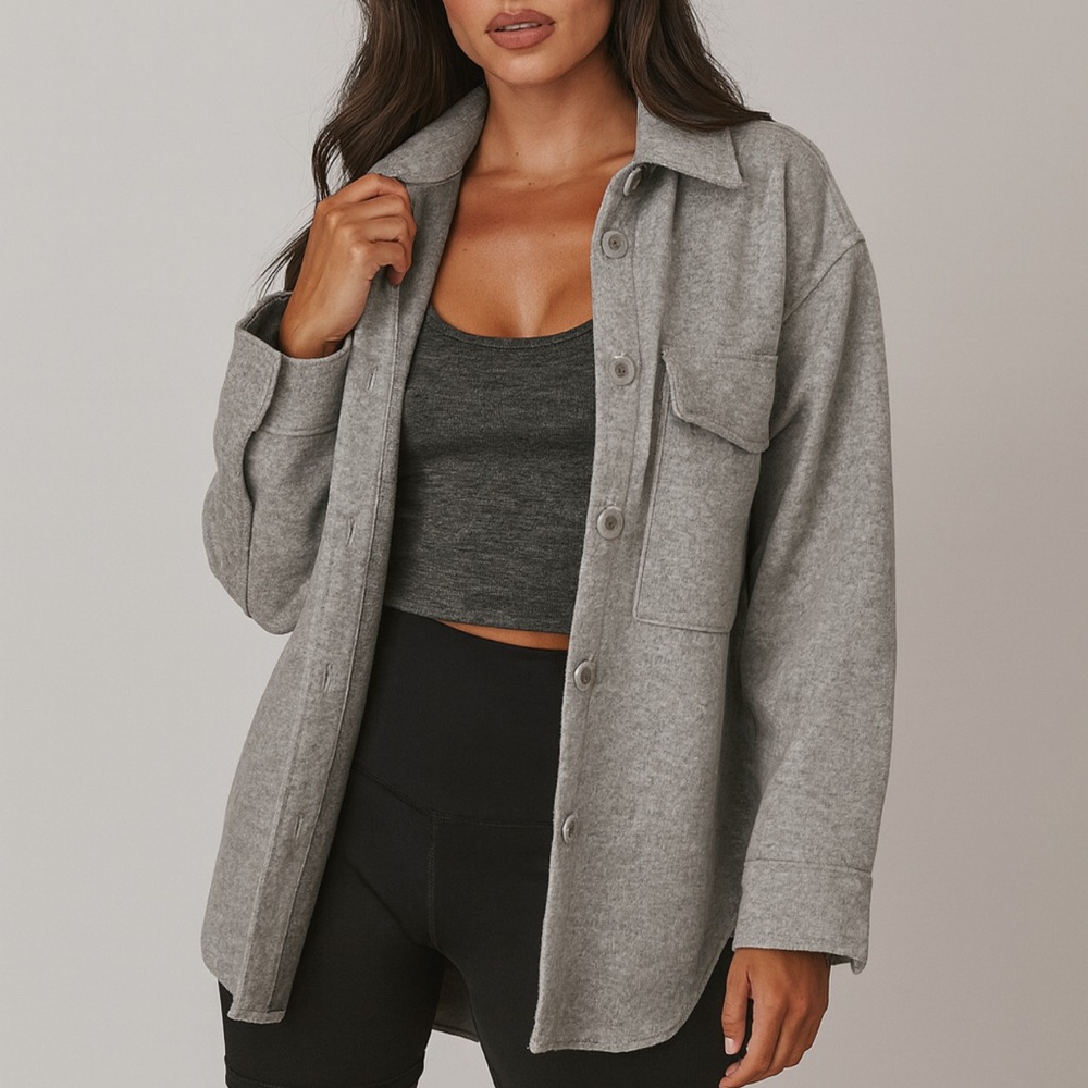 H&M Women's Gray Utility Jacket